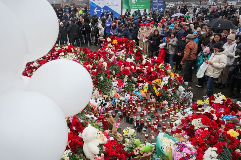 Thousands gather in Russia to mourn victims of concert hall attack - Crime and Courts - News
