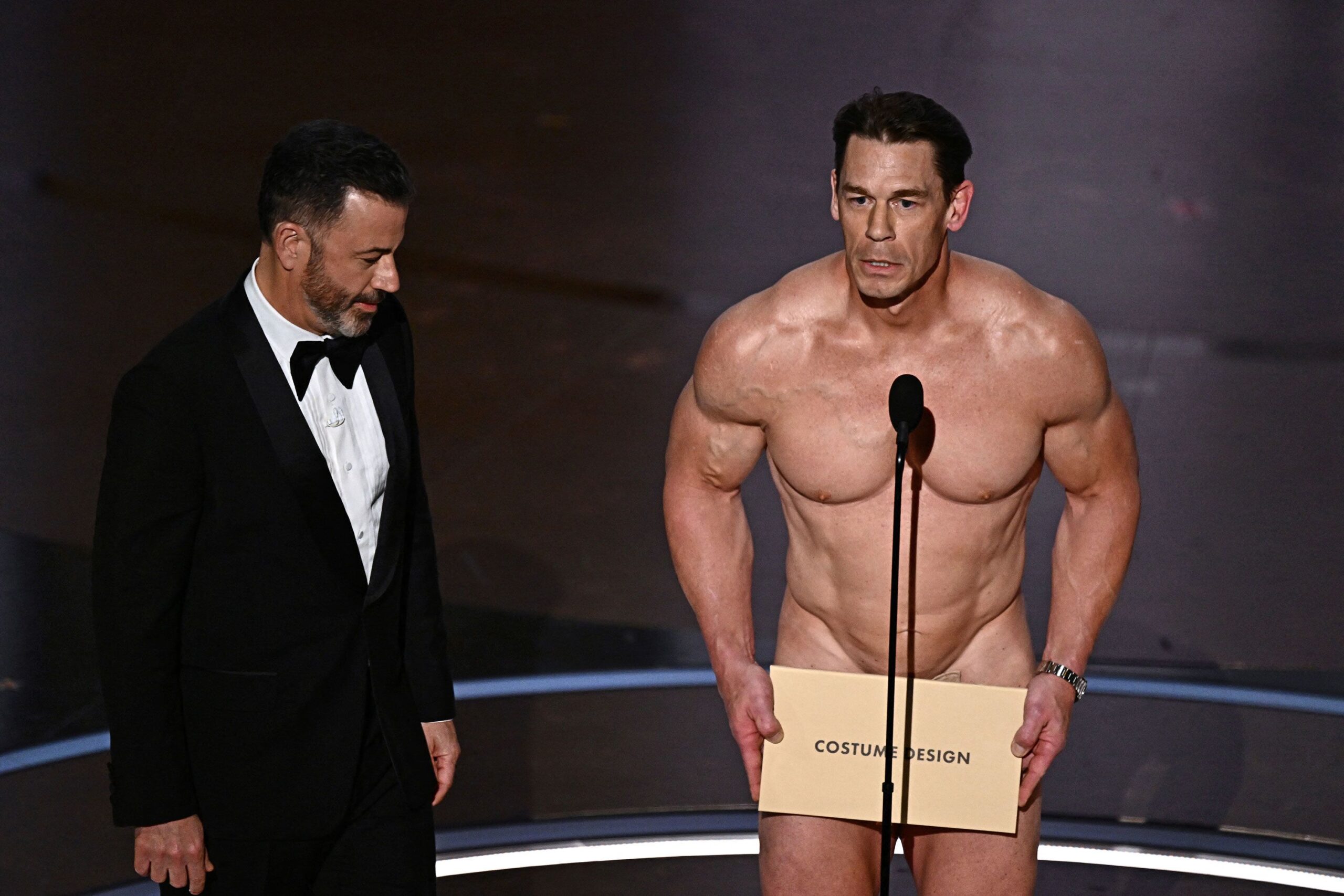 John Cena gives out costume design Oscar in his ‘birthday suit’ - Entertainment - News